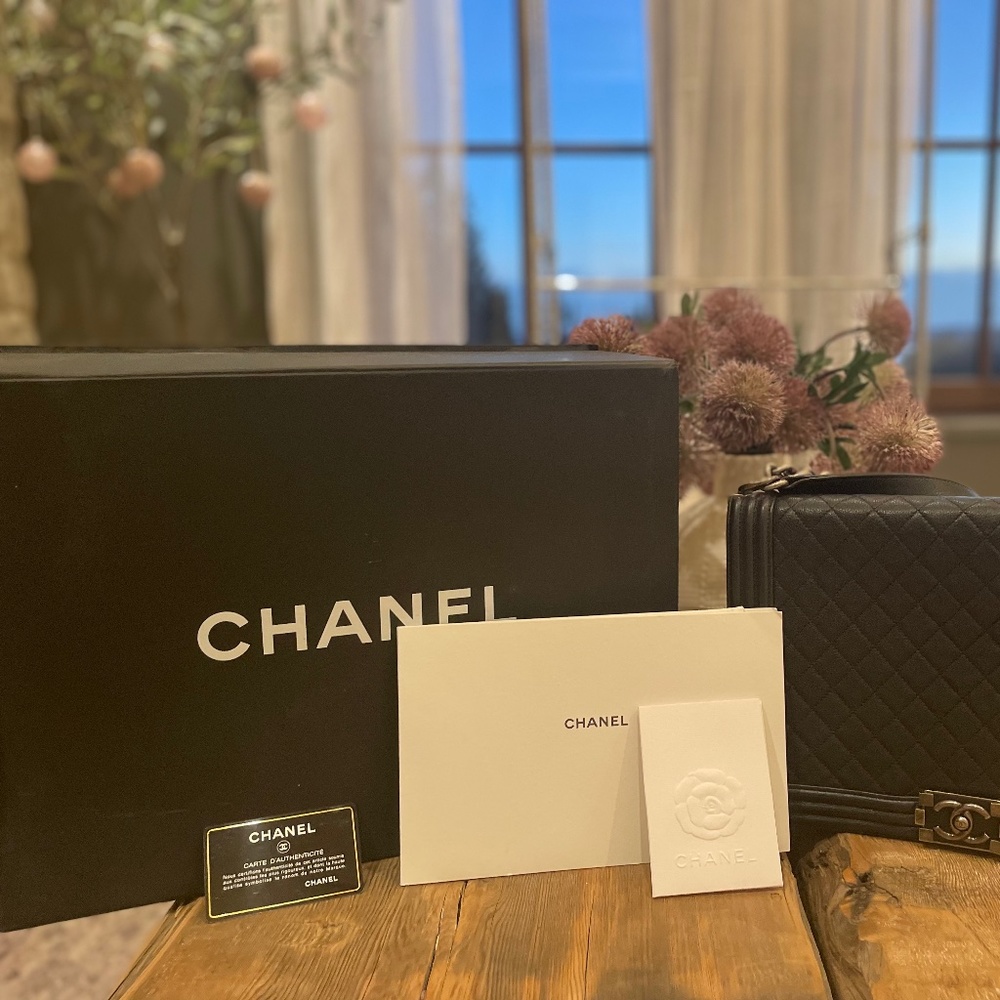 Large Chanel Boy bag like new!